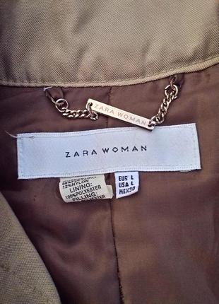 Курточка zara стиль сафари милитари6 фото