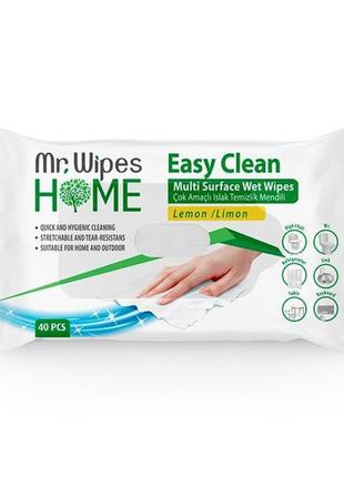 Влажные салфетки для уборки mr.wipes biohome  farmasi