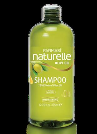 Шампунь для сухого волосся оливка farmasi1 фото