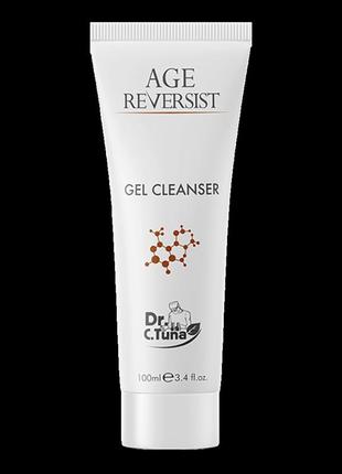 Очищуючий гель-скраб для обличчя від зморшок age reversist 100 мл farmasi.