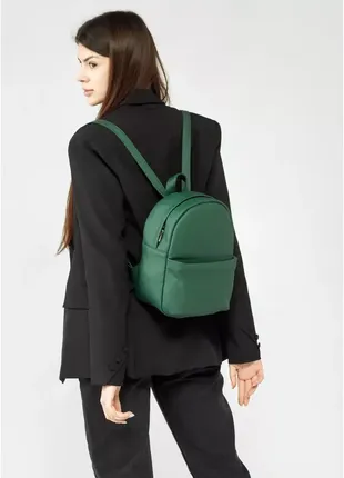Женский рюкзак зеленый2 фото