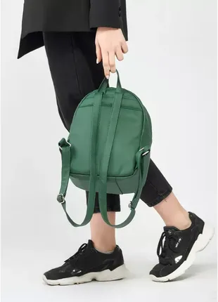 Женский рюкзак зеленый5 фото