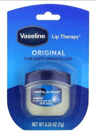 Бальзам для губ vaseline lip therapy "оригінальний" 7 г2 фото
