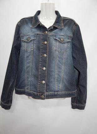 Куртка джинсова жіноча vintage tom tompson, ukr 48-50, eur 38-40 014dg (в зазначеному розмірі, тільки 1 шт.)3 фото