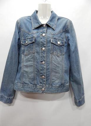 Куртка джинсова жіноча vintage street one, ukr 48-50, eur 40 015dg (в зазначеному розмірі, тільки 1 шт.)1 фото