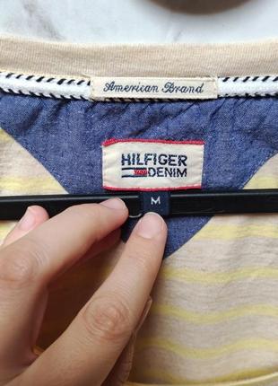 Базовый лонгслив в полоску tommy hilfiger (оригинал)2 фото