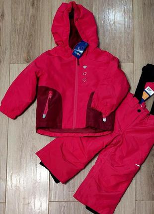 Лыжные комплекты для девочек куртка и штаны сrivit® pro 86-92