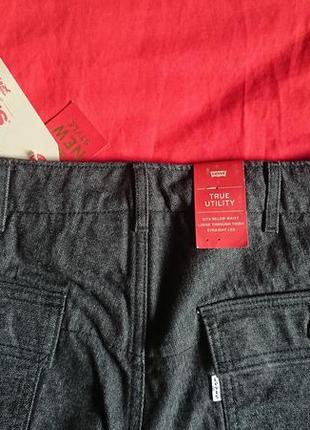 Брендові фірмові зимові теплі котонові бавовняні брюки levi's,оригінал із сша,нові з бірками, розмір 34/32.5 фото