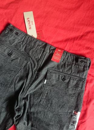Брендові фірмові зимові теплі котонові бавовняні брюки levi's,оригінал із сша,нові з бірками, розмір 34/32.4 фото