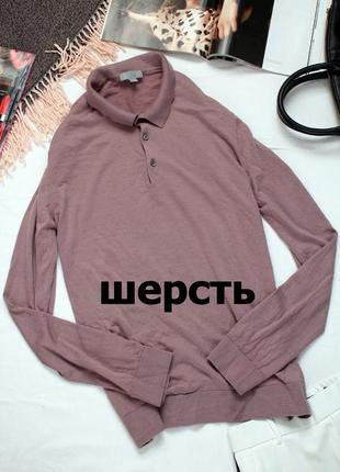 Кофейный шерстяной свитерок cos хл размер