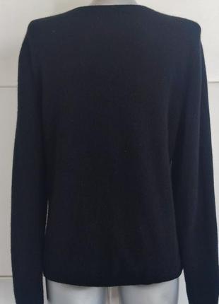 Кашеміровий светр чорного  кольору2 фото