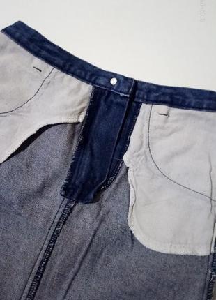 Юбка джинсовая юбка длинная юбка детская6 фото