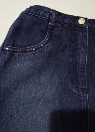 Юбка джинсовая юбка длинная юбка детская9 фото