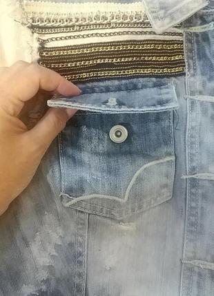 Классная джинсовая жилетка denim co2 фото