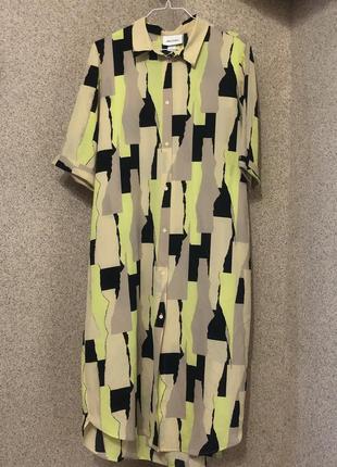 Плаття сорочка фірми monkl. розмір м. довжина міді.