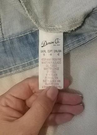 Классная джинсовая жилетка denim co6 фото