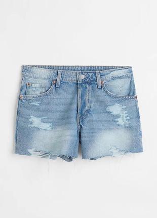 Стильные базовые джинсовые шортики h&m5 фото