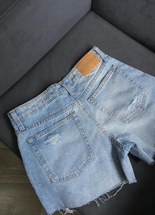 Стильные базовые джинсовые шортики h&amp;m7 фото