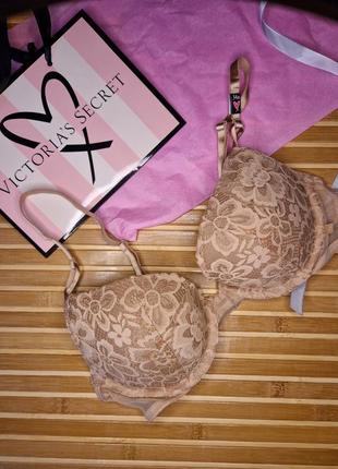 Кружевной бра с пушапом оригинал sexy tee lacie push-up bra victorias secret