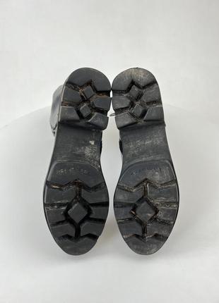 Женские лаковые ботинки берцы amaris9 фото
