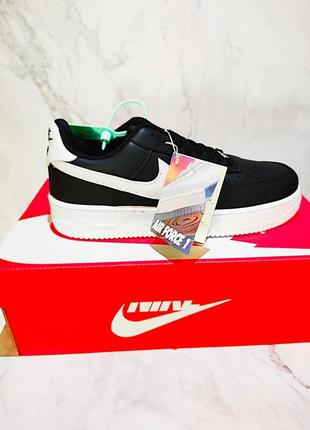 Якість оригінал • nike air force 1 low black/white original мужские кроссовки! 40,41,42,43,44.
