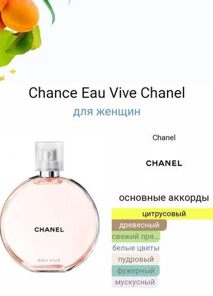 Растение туал воды eau vive chanel7 фото