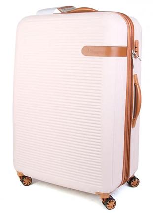 Чемодан international traveller abs 0159f-3 white большой