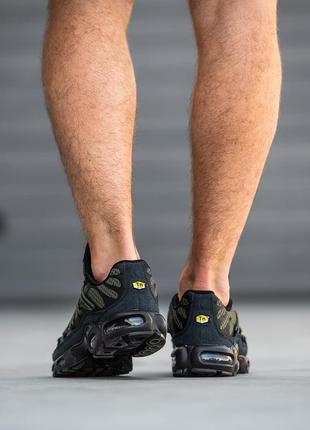 Nike air max tn plus khaki black, кросівки чоловічі найк тн, кроссовки мужские найк тн3 фото