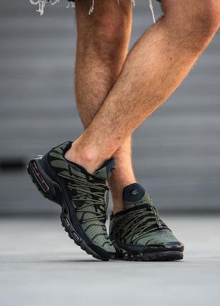 Nike air max tn plus khaki black, кросівки чоловічі найк тн, кроссовки мужские найк тн5 фото