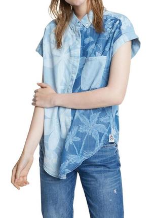 Desigual сорочка з коротким рукавом р.l