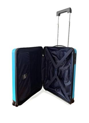 Полипропиленовый чемодан малый conwood/ eagle голубой4 фото