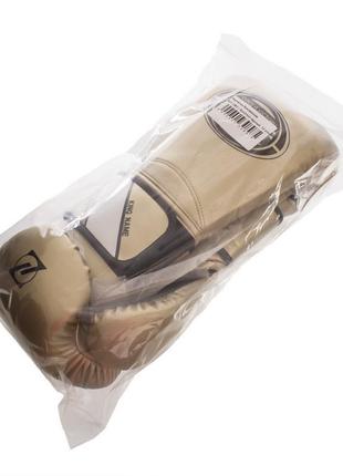 Перчатки боксерские на липучке zelart bo-1361 красный5 фото