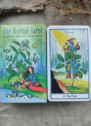 Гадальные карты таро трав the herbal tarot таро райдера-уэйта цветочное колода карт