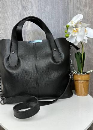 Жіноча сумка на плече еко шкіра люкс якість. модна сумочка для жінок класична (1232)2 фото
