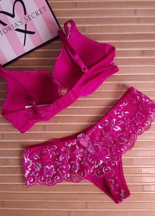 Комплект преміум коллекція dream angel allure push up victorias secret5 фото