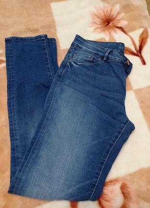 Класні еластичні джинси сліми р.28/32 h&m