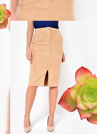 Новая юбка карандаш с разрезом спереди от next uk10/38