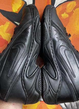 Nike кроссовки 44 размер кожаные баскетбольные чёрные оригинал хорошие8 фото