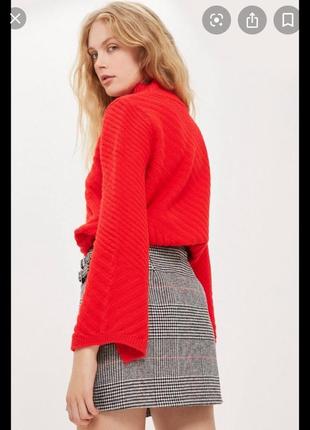 Мега крута трендова спідничка з замком колечком в переди від topshop