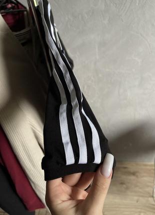 Новое платье adidas черная с лампасами адидас6 фото