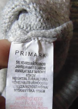 Тёплое вязаное платье primark5 фото