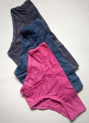 Хс-с/6-8 sp набор стильных практичных хлопковых трусиков, за 3е