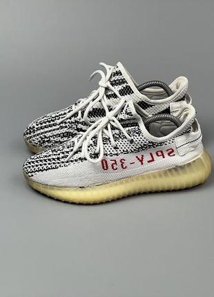 Фирменные кроссовки adidas yeezy boost 350 v2 zebra