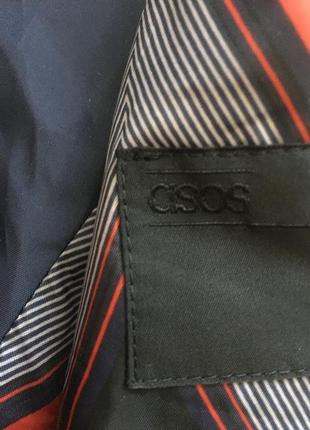 Крутой двубортный пиджак оверсайз asos3 фото