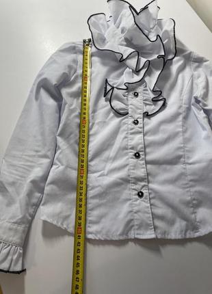 Шкільна форма костюм жилетка блузка спідниця на дівчинку 6-9 років9 фото
