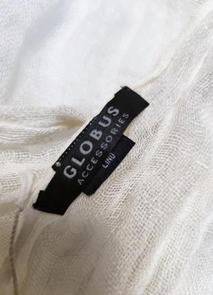 Льняной палантин шарф платок globus accessories /5589/