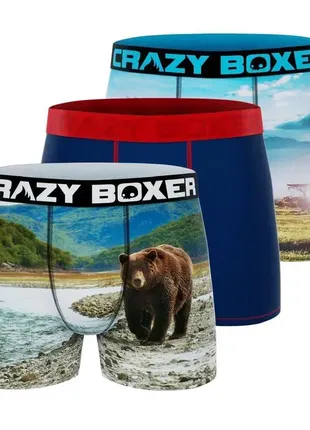 Трусы мужские crazy boxer animal цена за 1шт трусов