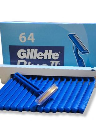 Одноразові станки для бриття gillette 2 blue 16 шт/планшетка