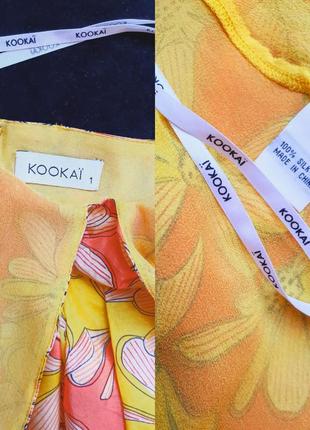 Брендовый топ женский натуральный шелк koоkaї блузка летняя с открытой спиной5 фото