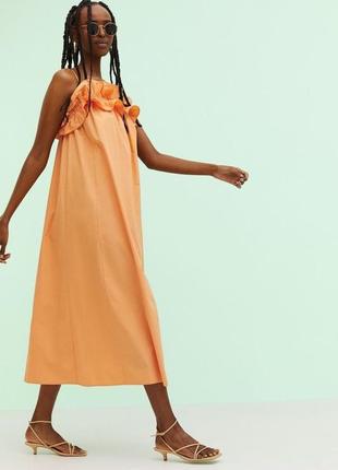 Нова бавовняна сукня від h&m
